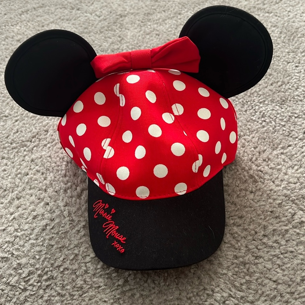 Minnie Mouse Polka Dot Ears Hat